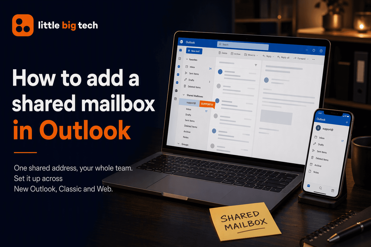 How to Add a Shared Mailbox in Outlook (New Outlook, Classic & Web)