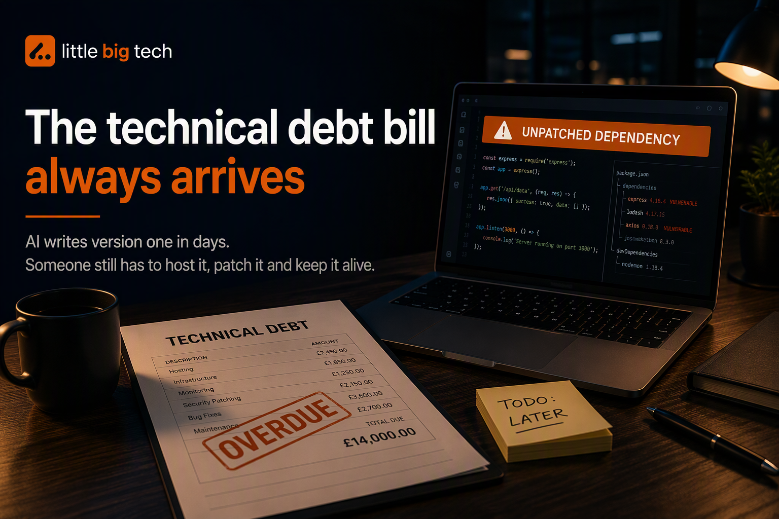 The Technical Debt Bill Always Arrives — Even for Apps You Built With AI