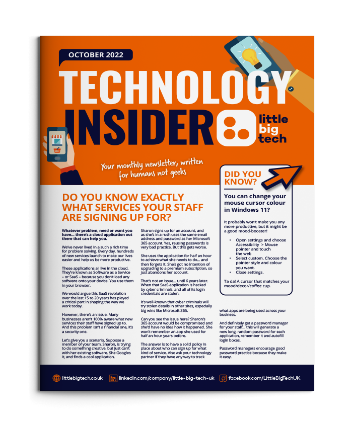 Technology Insider – October 2022