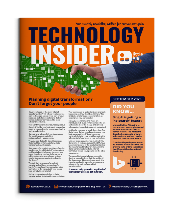 Technology Insider Newsletter